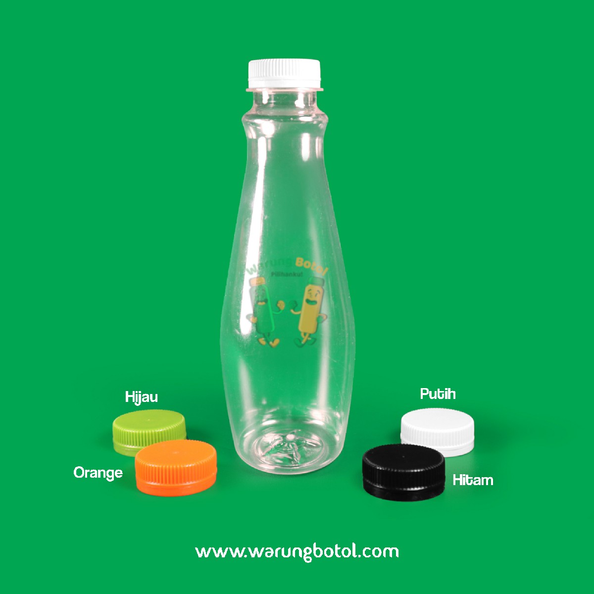 distributor toko jual botol plastik minuman unik 350ml bening murah terdekat bandung jakarta bogor bekasi
